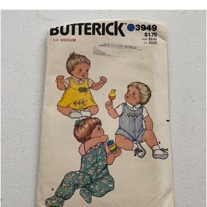 BUTTERICK infant sewing pattern
